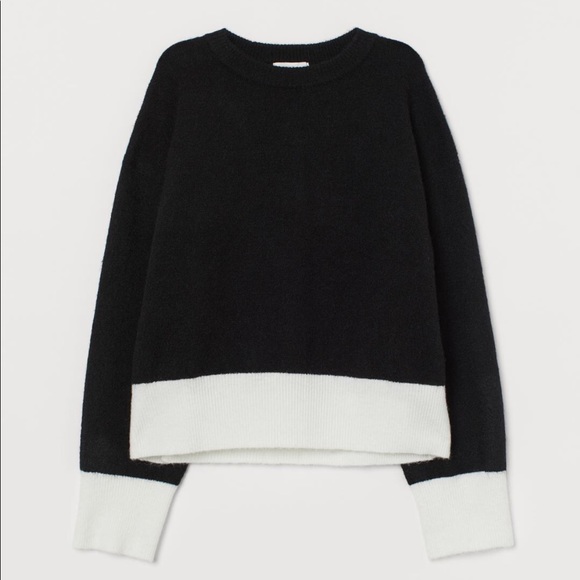 crew neck baggy sweater - Picture 1 of 5